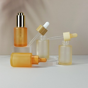 Flacons compte-gouttes en verre dépoli de 30 ml, 50 ml, 60 ml pour sérum cosmétique, personnalisables, vides, de luxe, pour huiles essentielles capillaires - Product Image 4