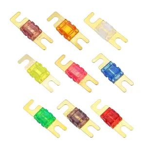 Fusibles de voiture à goujon plaqué or ANL Mini voiture stéréo Audio AFS fusible 20A 30A 40A 50A 60A 70A 80A 100A 125A 150A 175A 200A