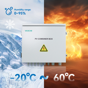 VEICHI Supply 1000V 18 Ways in and 1 Out Solar Metal IP65 IP66 Metal Shell Waterproof <strong>Combiner</strong> Box for Rooftop Installations - Product Image 5