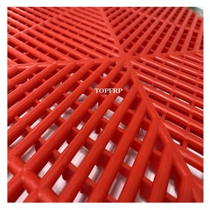 Baldosas de Plástico Antideslizantes para Piso de Garaje, con Sistema de Drenaje y Enclavamiento, para Talleres de Lavado de Autos - Product Image 5