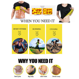 Maglietta Modellante in Neoprene, Tuta <span class=keywords><strong>Sauna</strong></span> Termica <span class=keywords><strong>per</strong></span> Sudorazione e Allenamento, Abbigliamento Dimagrante <span class=keywords><strong>per</strong></span> Uomo - Product Image 6