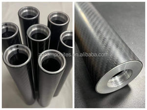 <span class=keywords><strong>Tube</strong></span> rond en fibre de carbone de qualité supérieure de taille personnalisée Produit léger de haute qualité pour le sport et les applications industrielles - Product Image 2