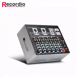 Desain Baru Mixer Portabel Mini Profesional Live Studio Audio Karaoke Mixer Usb Dj Konsol Pencampuran Suara untuk Pertunjukan Panggung