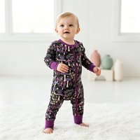 Nouvel Arrivage Faible MOQ Combinaison Bébé en Viscose de Bambou à Pieds Manches Longues pour Nouveau-né, Vêtement de Nuit pour Usage Quotidien à la Maison