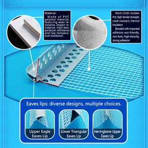 Profilo Angolare in PVC a Becco d'Aquila - Protezione Angolare Moderna di Grado Ospedaliero Resistente all'Acqua <span class=keywords><strong>con</strong></span> Drenaggio per Davanzali - Product Image 5