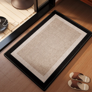 Tapis <span class=keywords><strong>de</strong></span> sol moderne <span class=keywords><strong>de</strong></span> luxe léger en polyester tissé imprimé, fabriqué à la machine, antidérapant, absorbant et à séchage rapide pour salle <span class=keywords><strong>de</strong></span> bain et toilettes - Offre Spéciale - Product Image 1