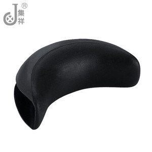 Ensemble de bac à shampoing pour salon de coiffure avec appui-tête en PU, design moderne et doux, noir - Product Image 1