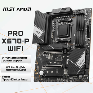 Placa Base para Computadora PRO X670-P WIFI Compatible con CPU7950X3D/7900X3D/7800X3D (Interfaz AMD X670/AM5) X670 - Product Image 4