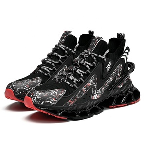 OEM Custom Logo Full Design Blade Shoes Walking Tennis Sneakers Breathable Non Slip Gym Sports <strong>Work</strong> <strong>Trainers</strong> Men's Running Shoes - Product Image 6