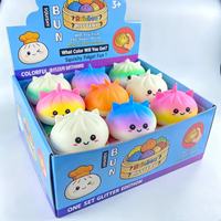Mainan Baru Unicorn Dumpling Squishy Pereda Stres Fidget Sensorik Bentuk Kartun Lucu Bola Mainan Remas TPR untuk Kantor