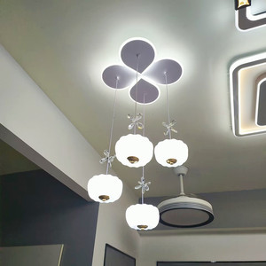 Lampadario Moderno da Soffitto 120W 220V/110V 3CCT+Telecomando per Illuminazione Decorativa Domestica 2026 - Product Image 5