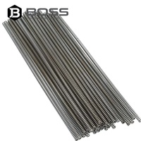 Ressort de compression industriel en acier BOSS J31S0350, diamètre de fil personnalisé 0,3/0,4/0,5/0,6/0,8/0,9/1 mm, longueur 300 mm, bobine de type Y
