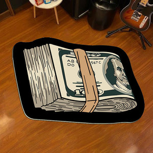 Hypebeast, alfombra moderna para bolsa de dinero, alfombra de dólar con diseño, alfombra acrílica, Alfombra de felpa para dormitorio infantil, alfombra esponjosa para guardarropa - Product Image 3