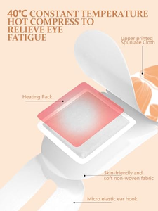 Masque oculaire chauffant instantané à la vapeur, jetable, le plus vendu - Product Image 5