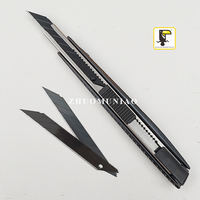 Couteau utilitaire en acier à haute teneur en carbone de 9 mm - Lame SK5 tranchante pour une coupe de précision, utilisation DIY et bureau, OEM disponible