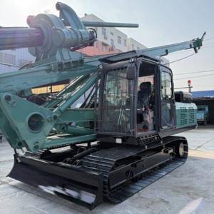 Pile driver <span class=keywords><strong>de</strong></span> type chenillé <span class=keywords><strong>CFA</strong></span>, profondeur <span class=keywords><strong>de</strong></span> forage 25m, système entièrement hydraulique, moteur Cummins à engrenages, haute efficacité, 20t, ISO CE - Product Image 3