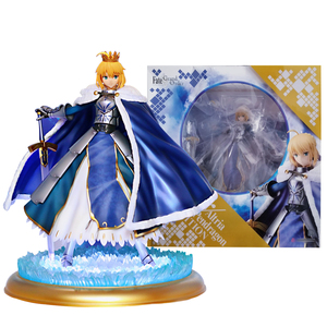 Figure d'Anime <span class=keywords><strong>Fate</strong></span>/stay night Sober Knight Holding Sword Debout Position Cloak Model PVC Collection Gift Toy Sculpture 23CM - Product Image 1