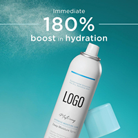 Logo personnalisé, spray liquide hydratant intense 100% pur, OEM 150ml, brume florale hydratante pour le visage, soin intensif pour tous types de peaux, marque privée