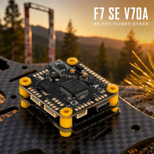 T-HOBBY <span class=keywords><strong>VELOX</strong></span> F7 SE V70A 8S Flight Stack F722 FC + V70A 4in1 AM32 ESC pour drone FPV freestyle longue portée cinématique de 5, 6 et 7 pouces - Product Image 1