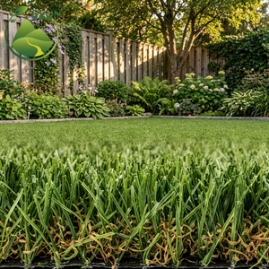 Gazon artificiel haute densité à prix de gros, rouleau de gazon synthétique vert pour aménagement paysager extérieur, tapis de jardin pour <span class=keywords><strong>village</strong></span> - Product Image 3