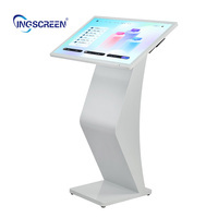 Pantalla Digital Interactiva Independiente INGSCREEN, Pantalla Táctil LCD 1080p, Kiosco Publicitario con CMS Integrado, Android/Windows