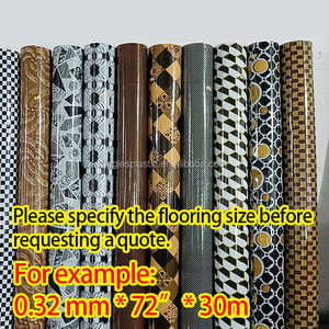 Tapis de sol en vinyle plastique transparent, rouleau de revêtement de sol en Pvc linoléum, tapis en feuille plastique stratifié - Product Image 5