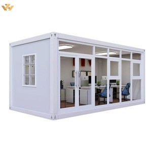 Tenda di vetro parete <span class=keywords><strong>casa</strong></span> ufficio sole netto negozio rosso sala attività in acciaio piatto piccola <span class=keywords><strong>casa</strong></span> contenitore di assemblaggio portatile - Product Image 3