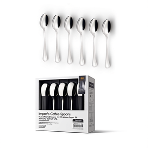 Ensemble de cuillères à café 6 pièces Inox (14,2cm) IMPERO Chrome poli CVLX90C6 - Product Image 2