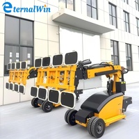 Pengangkat Vakum Batu Granit Mini Elektrik 8 Pompa Robot 800KG Dengan Tinggi 5m
