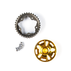 Honda Civic B16A B18C Timing Belt <b>Pulley</b> Aluminum Alloy Gold Black Red Blue Retrofit Upgrade Part BPU003 - Product Image 1
