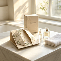 Boîte cadeau rigide pliable personnalisée en gros pour l'emballage de parfums et d'aromathérapie avec faible MOQ, petites séries