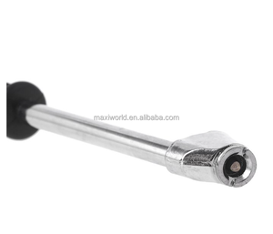 Nuevo Válvula de Aire de Acero para Inflar Neumáticos con Rosca FNPT de 1/4" 2 en 1 Doble Cabezal para Manómetro de Inflador de Neumáticos <span class=keywords><strong>Accesorios</strong></span> para <span class=keywords><strong>Compresor</strong></span> - Product Image 2