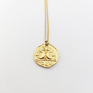 Collier <span class=keywords><strong>Lune</strong></span> et Étoile Bijoux plaqué or 18K Collier pendentif <span class=keywords><strong>lune</strong></span> Collier croissant de <span class=keywords><strong>lune</strong></span> Bijoux de <span class=keywords><strong>mer</strong></span> - Product Image 6