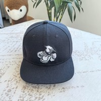 Gorra de Béisbol Snapback de 6 Paneles de Algodón con Visera Plana, Logotipo Personalizado, Bordada, Estructurada, para Fiesta, Moda Urbana, Juvenil, Ajustable, al por Mayor