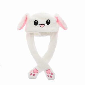 Gran oferta, lindo sombrero con Orejas de conejo LED con Airbag movible, <span class=keywords><strong>Tik</strong></span> <span class=keywords><strong>Tok</strong></span>, tocado, juguete para regalo, felpa llena de algodón PP - Product Image 3