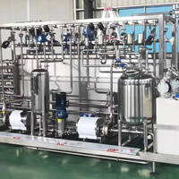 Automatische versmango-sapverwerkingslijn 6000BPH capaciteit siroopmixer warmtewisselaar sterilisator etiketteermachines food grade