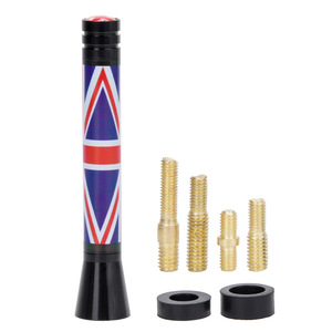 <span class=keywords><strong>Antenne</strong></span> <span class=keywords><strong>radio</strong></span> de voiture, support fileté en aluminium de 7.7cm, pour <span class=keywords><strong>BMW</strong></span> Mini, design de drapeau Union Jack - Product Image 5