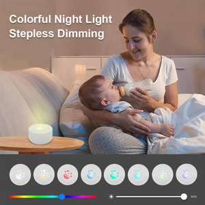 Máquina Portátil de Sonido Blanco Mini, Ayuda <span class=keywords><strong>para</strong></span> <span class=keywords><strong>Dormir</strong></span> con <span class=keywords><strong>Sonidos</strong></span> de la Naturaleza, Recargable por USB, Luz Nocturna RGB con Efecto de Respiración <span class=keywords><strong>para</strong></span> Bebés y Adultos - Product Image 3