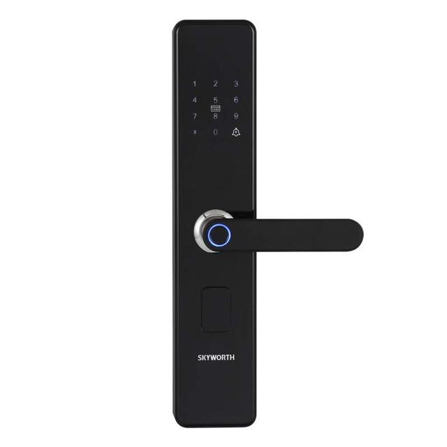 Skyworth Factory OEM ODM New Design Hotel Intelligent Fingerprint Door Lock Bedroom Electric Smart Door Lock