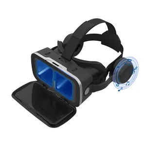 Case منتج جديد نظارات فيديو Shinecon للواقع الافتراضي سماعة رأس 3d Vr نظارات صندوق حافظة لجوجل كرتون
