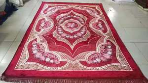 <span class=keywords><strong>Tapis</strong></span> de prière de style pastoral en polyester tissé, luxe léger, écologique, avec dos antidérapant, motif floral pour salon, islamique - Product Image 3