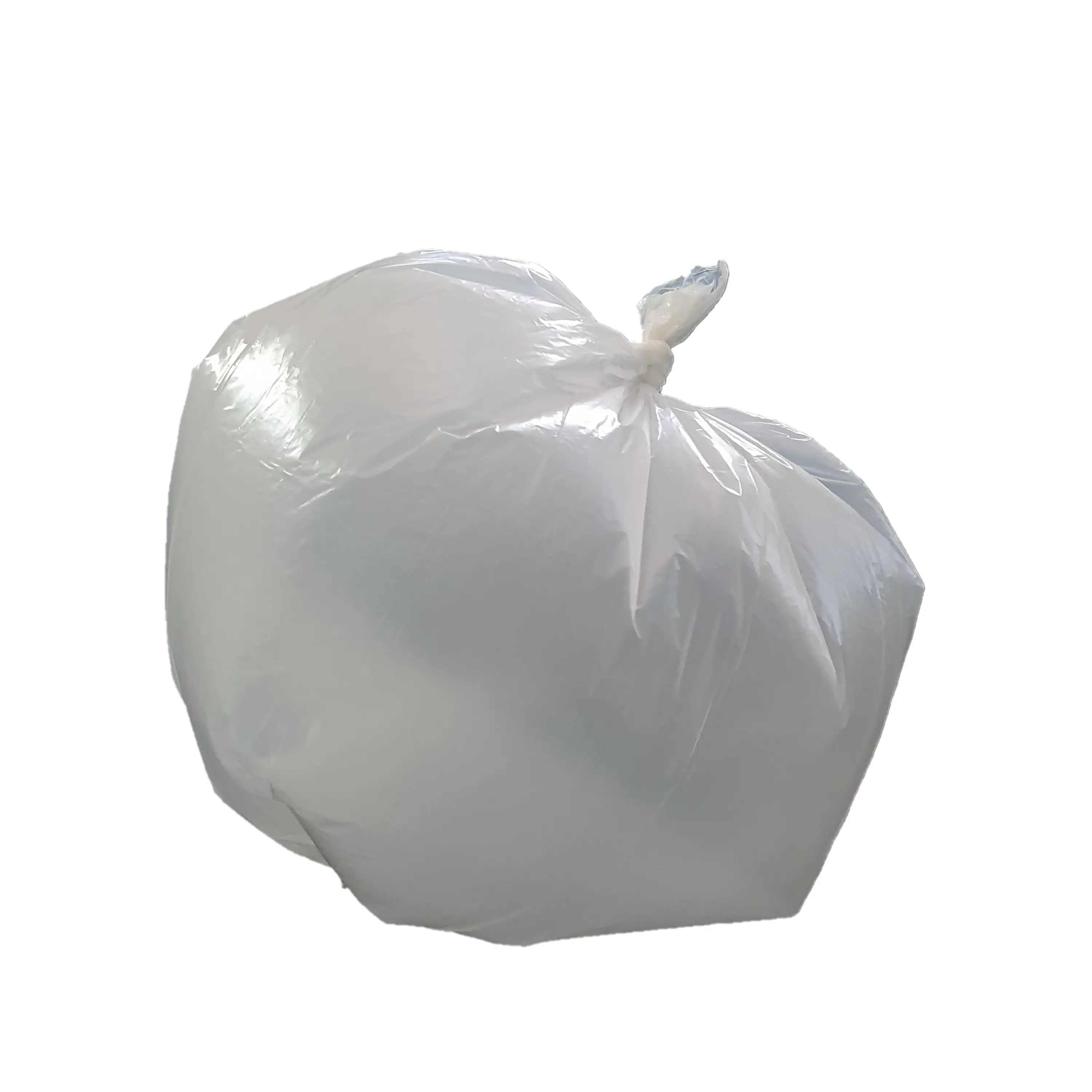 Beyaz renk parça formu çöp torbası üreticisi kağıt etiket toptan