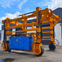 Chariot transitaire personnalisé pour conteneurs de 20 pieds et 40 pieds, chariot de levage hydraulique pour le transfert en entrepôt