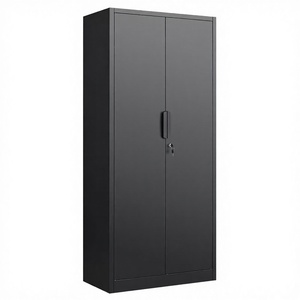 Archivadores Metálicos de Diseño Moderno con Paneles Metálicos, <span class=keywords><strong>Estantes</strong></span> Ajustables y 2 Cajones <span class=keywords><strong>para</strong></span> <span class=keywords><strong>Oficina</strong></span> en Casa, Dormitorio, Sala de Estar, Taller - Product Image 1