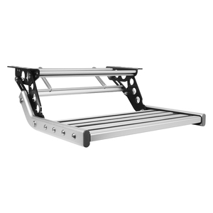HEYRV <span class=keywords><strong>Escaleras</strong></span> plegables antideslizantes de aluminio de un solo paso manual RV de 484mm con carga de luz LED 200KG para remolque de <span class=keywords><strong>autocaravana</strong></span> - Product Image 1