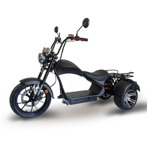 Scooter électrique à trois roues Citycoco avec pneus larges, tricycle E Chopper, moto pour adultes - Product Image 2