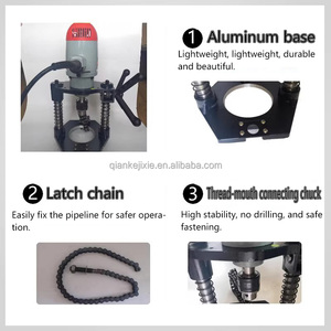 Ensemble de machines portables hydrauliques électriques pour rainurer, couper et percer les tuyaux d'incendie, pour tuyaux en acier rainurés - Product Image 5
