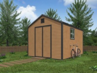 Cabane Modulaire Préfabriquée Portable Isolée Imperméable et Mobile Shed Tiny House WooWild |   Maison mobile intelligente à énergie solaire en HDPE