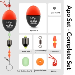 Juego de Boyas Luminosas Electrónicas Abo para Pesca en Roca y Mar, Lanzamiento a Larga Distancia, Doble Uso Día/Noche, Flotador de Pesca - Product Image 2