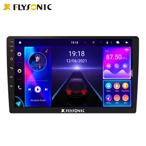 Flysonic Audio AM+FM+RDS BT Fm Converter Digital Set To Android With External Mic Lcd Radio Car Radio